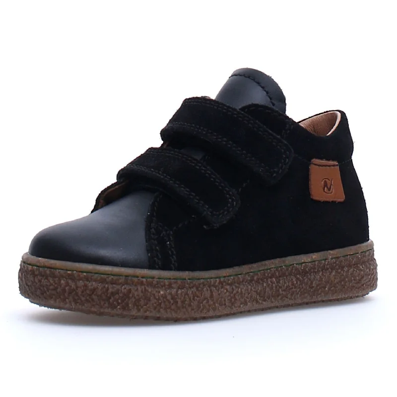 Naturino Boy's & Girl's Albus Vl Nappa/Suede Spazz. Sneaker Shoes - Black