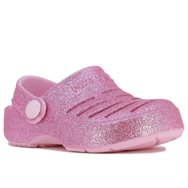 Nautica Girls' Glitter Clog