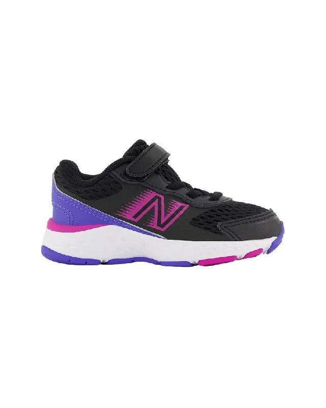 New Balance Kids 680 Leather & Mesh Sneaker