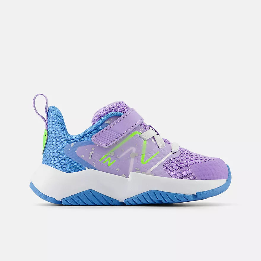 New Balance Lilac Glo Rave Run v2 Toddler Sneaker