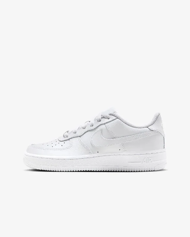 Nike Air Force 1 LE (GS) DH2920-111 Older Kids White Leather Low Top Shoes SGA20