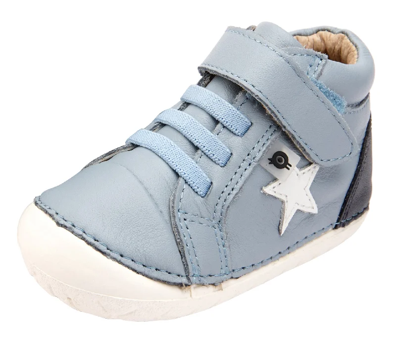 Old Soles Boy's and Girl's Champster Pave Shoes - Dusty Blue/Navy/Snow