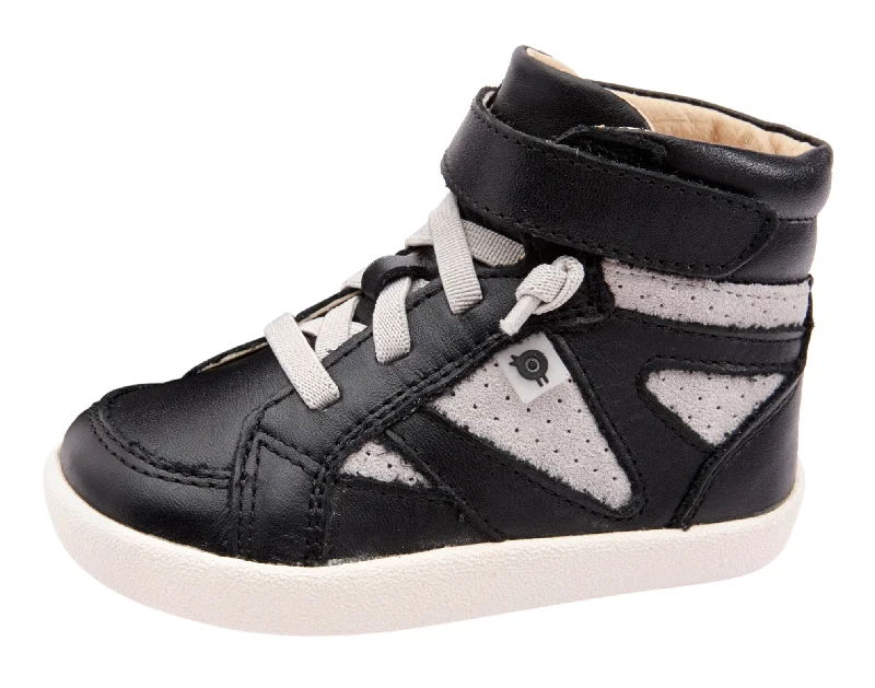 Old Soles Girl's & Boy's New Leader Sneakers - Black/Grey Suede