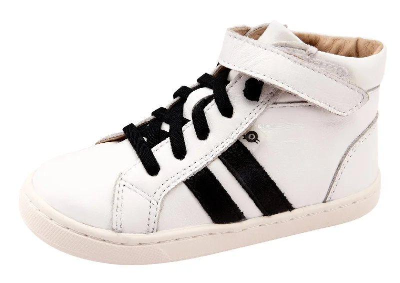 Old Soles Boy's and Girl's 6138 High Roller High Top High top Sneakers - Snow/Black