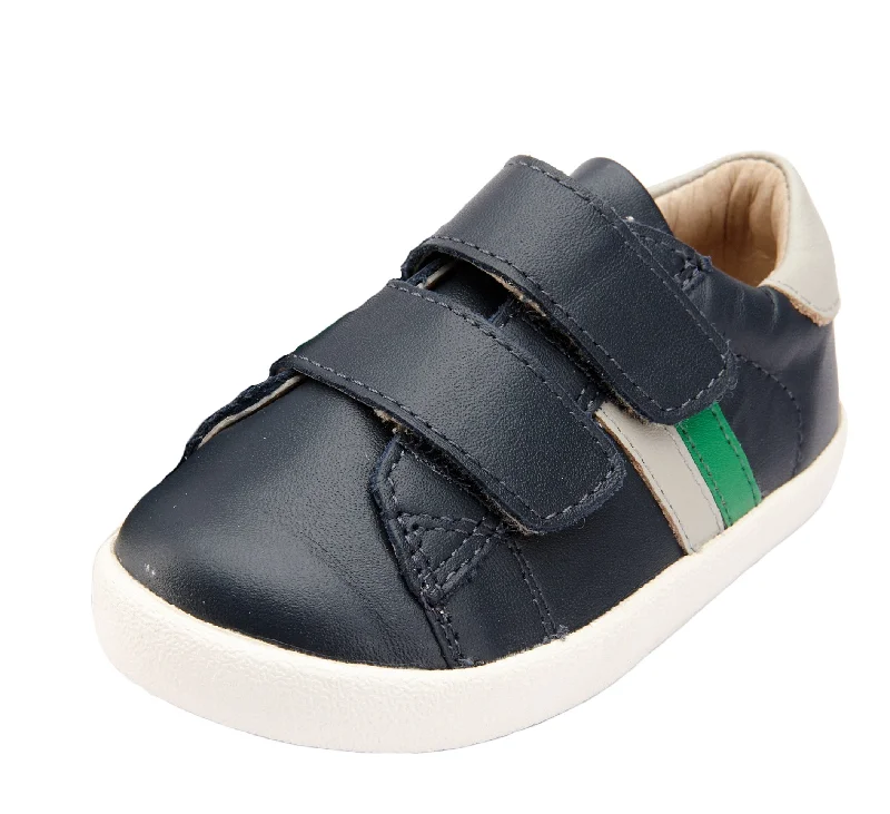 Old Soles Boy's Toddy Sport, Navy/Gris/Neon Green