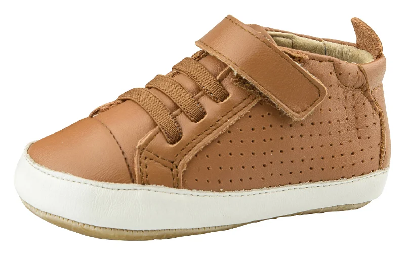 Old Soles Girl's & Boy's Bambini First Walker Sneakers - Tan/White