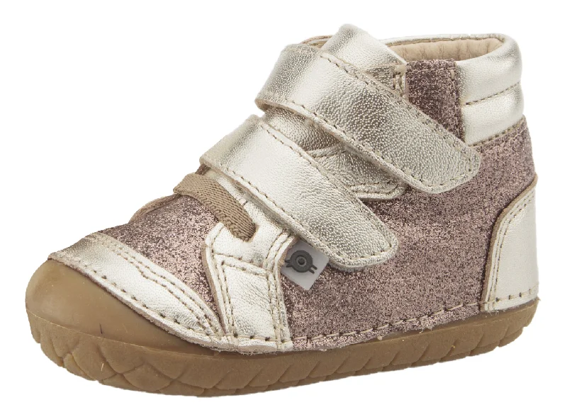 Old Soles Girl's & Boy's 4054 Glamster Pave Sneakers - Titanium/Glam Choc