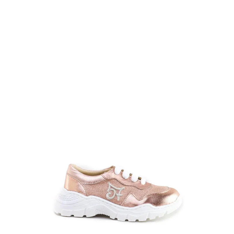 Papanatas Rose Gold Sparkle Grandpa Sneaker